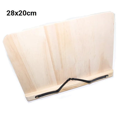 Adjustable Book Stand Reading Holder Portable Cookbook Tray
