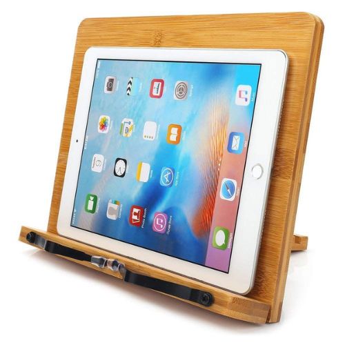 Adjustable Book Stand Reading Holder Portable Cookbook Tray