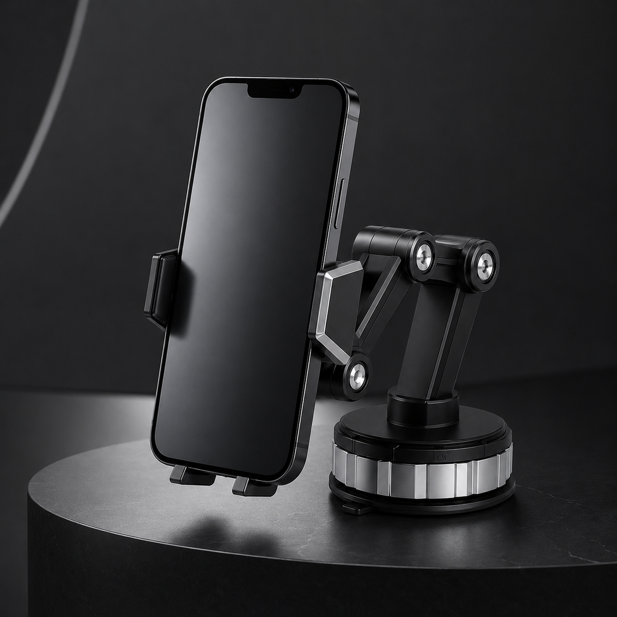 Adjustable Car Phone Holder for Dashboard and Air Vent
