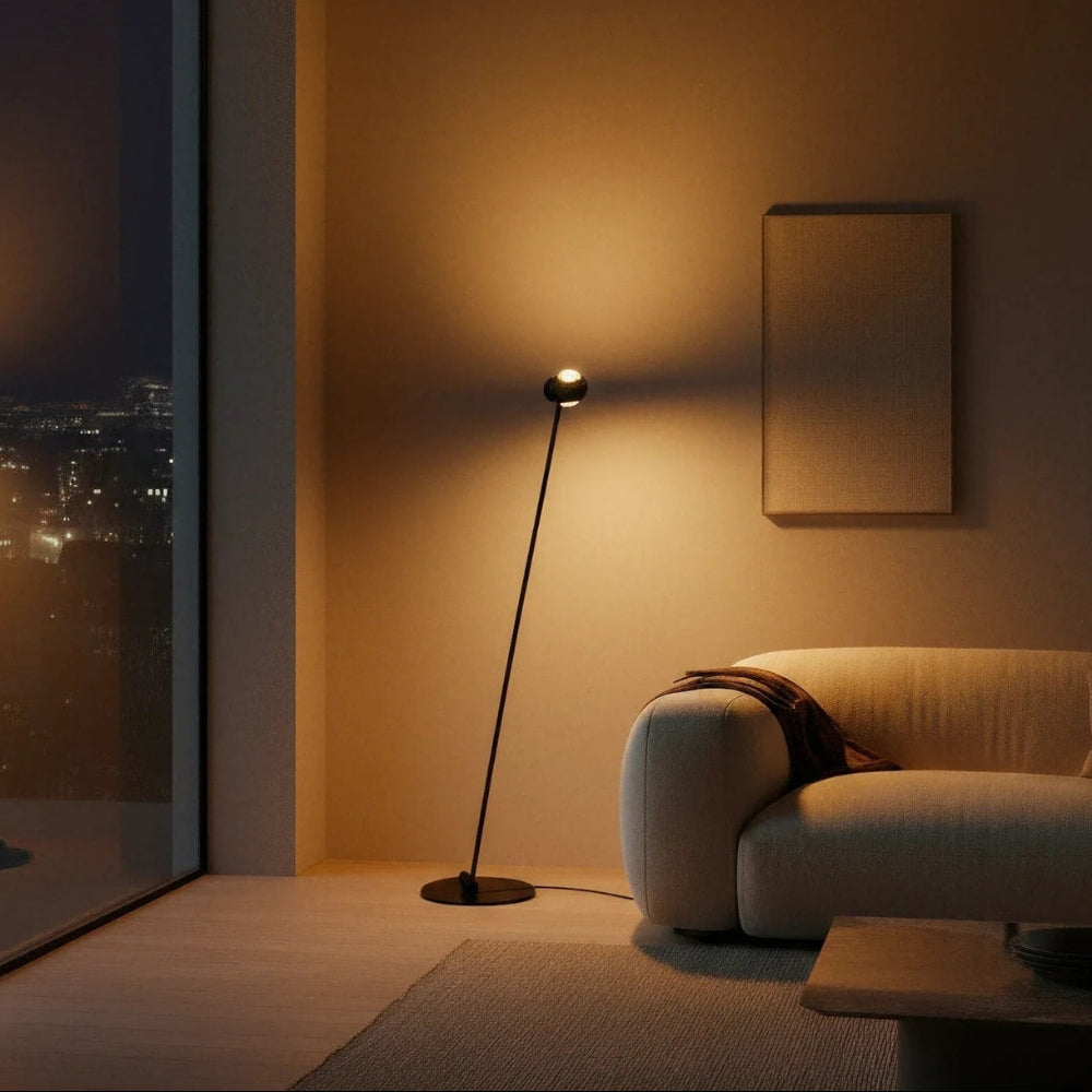 Adjustable Dual Head Arch Floor Lamp