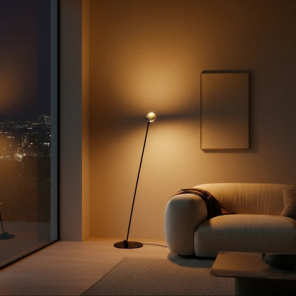 Adjustable Dual Head Arch Floor Lamp