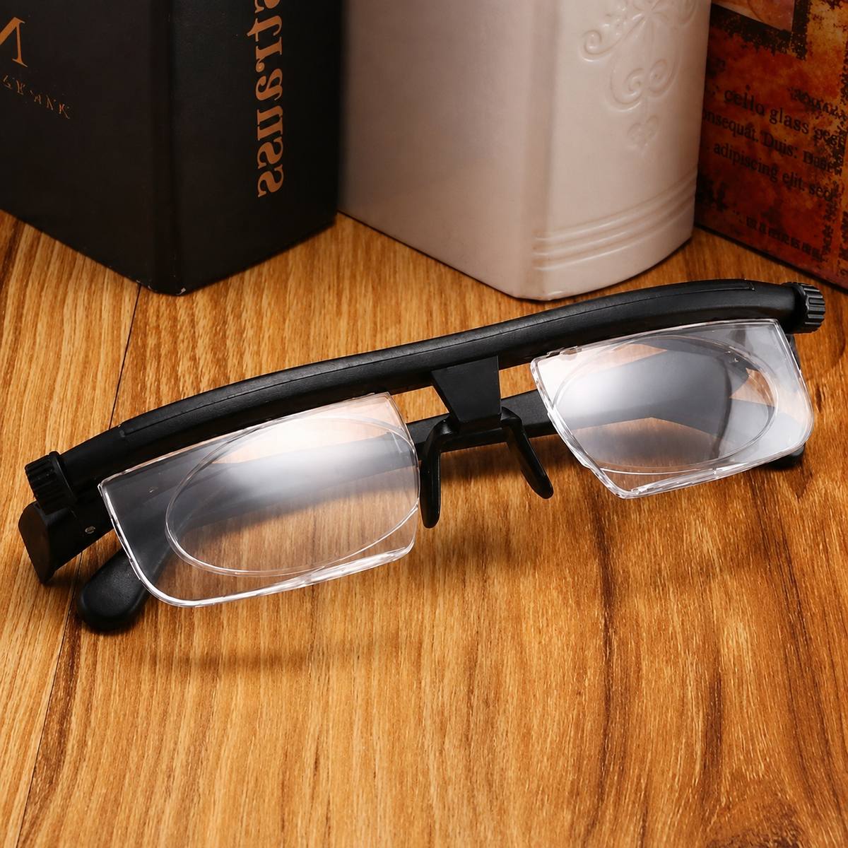 Adjustable Focus Reading Glasses Near Far Vision Lightweight Eyewear