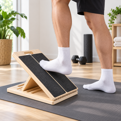 Adjustable Foldable Incline Board with 5 Positions for Home Fitness