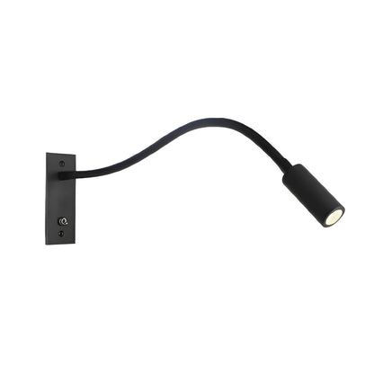Adjustable Goose Neck Wall Reading Lamp Modern LED Bedside Light
