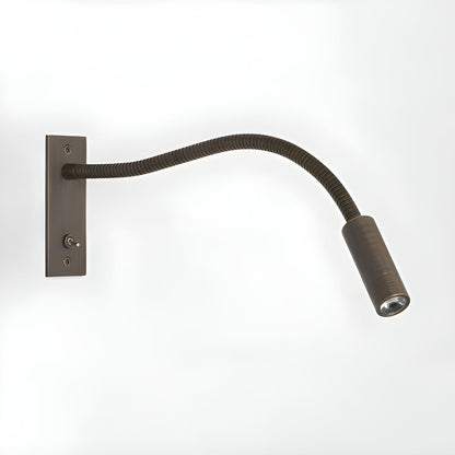 Adjustable Goose Neck Wall Reading Lamp Modern LED Bedside Light