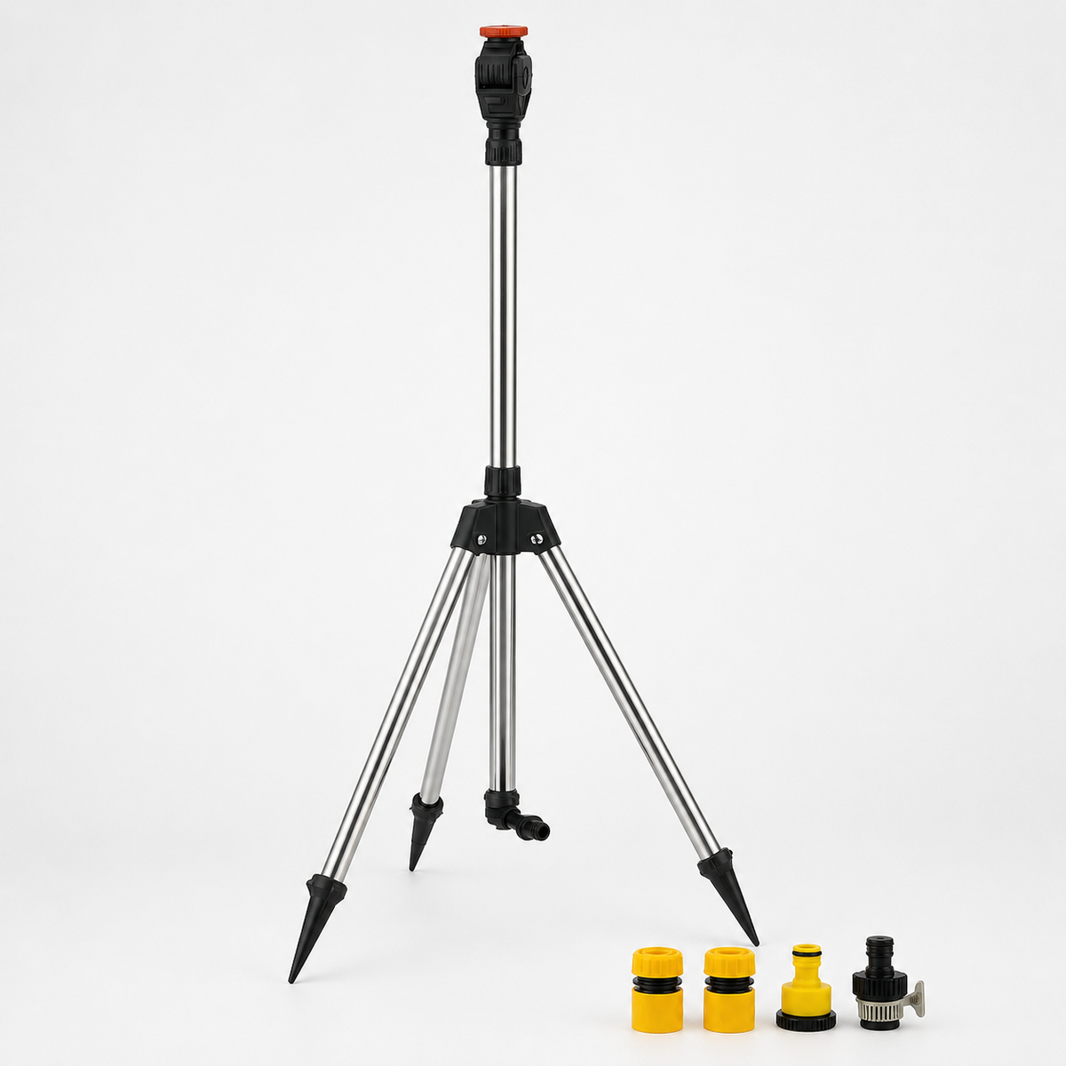 Adjustable Height 360 Degree Tripod Garden Sprinkler
