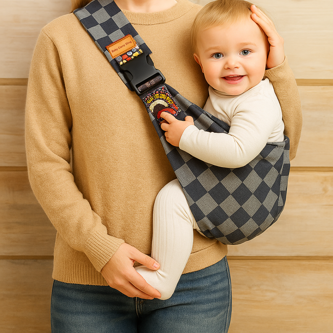 Adjustable Infant Baby Sling Carrier for Hands Free Everyday Carry