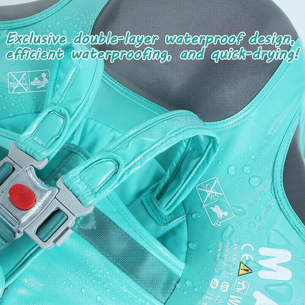 Adjustable Infant Swim Float Trainer Baby Pool Support with Secure Straps
