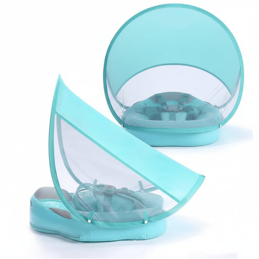 Adjustable Infant Swim Float Trainer Baby Pool Support with Secure Straps