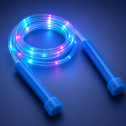 Adjustable LED Jump Rope for Kids Active Play Fitness and Coordination