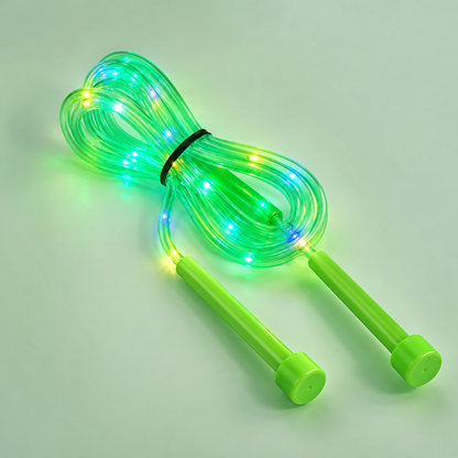 Adjustable LED Jump Rope for Kids Active Play Fitness and Coordination