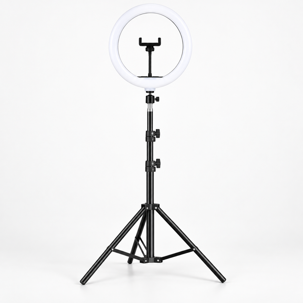 Adjustable LED Ring Light with Tripod Stand and Phone Holder
