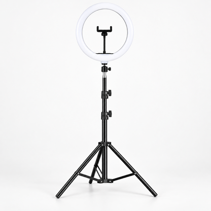 Adjustable LED Ring Light with Tripod Stand and Phone Holder