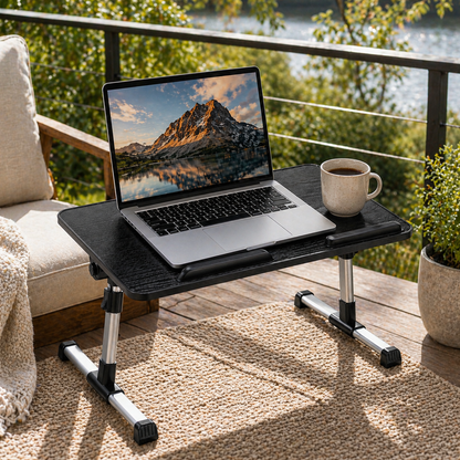 Adjustable Laptop Table Foldable Bed Desk Portable Stand