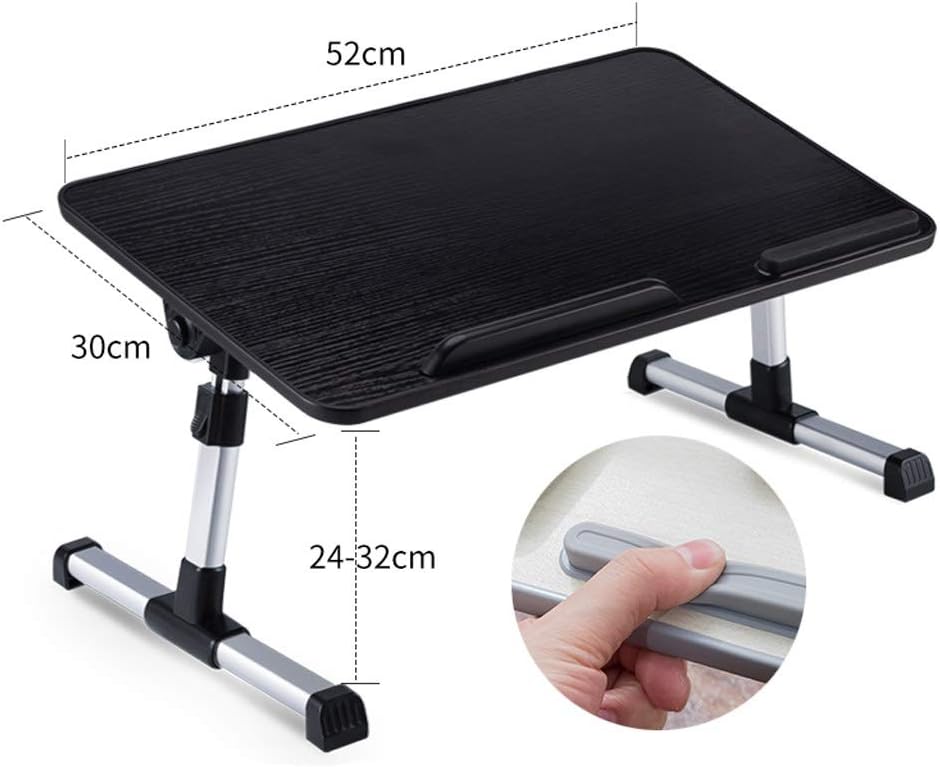 Adjustable Laptop Table Foldable Bed Desk Portable Stand