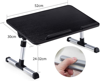 Adjustable Laptop Table Foldable Bed Desk Portable Stand