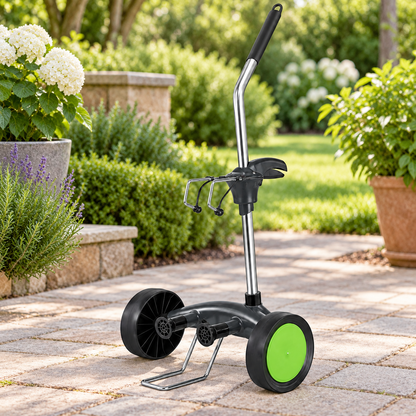Adjustable Potted Plant Dolly with Heavy-Duty Wheels and Wheel Lock