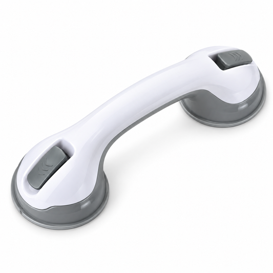 Adjustable Suction Grab Bar with Ergonomic Non-Slip Grip for Bathroom Support