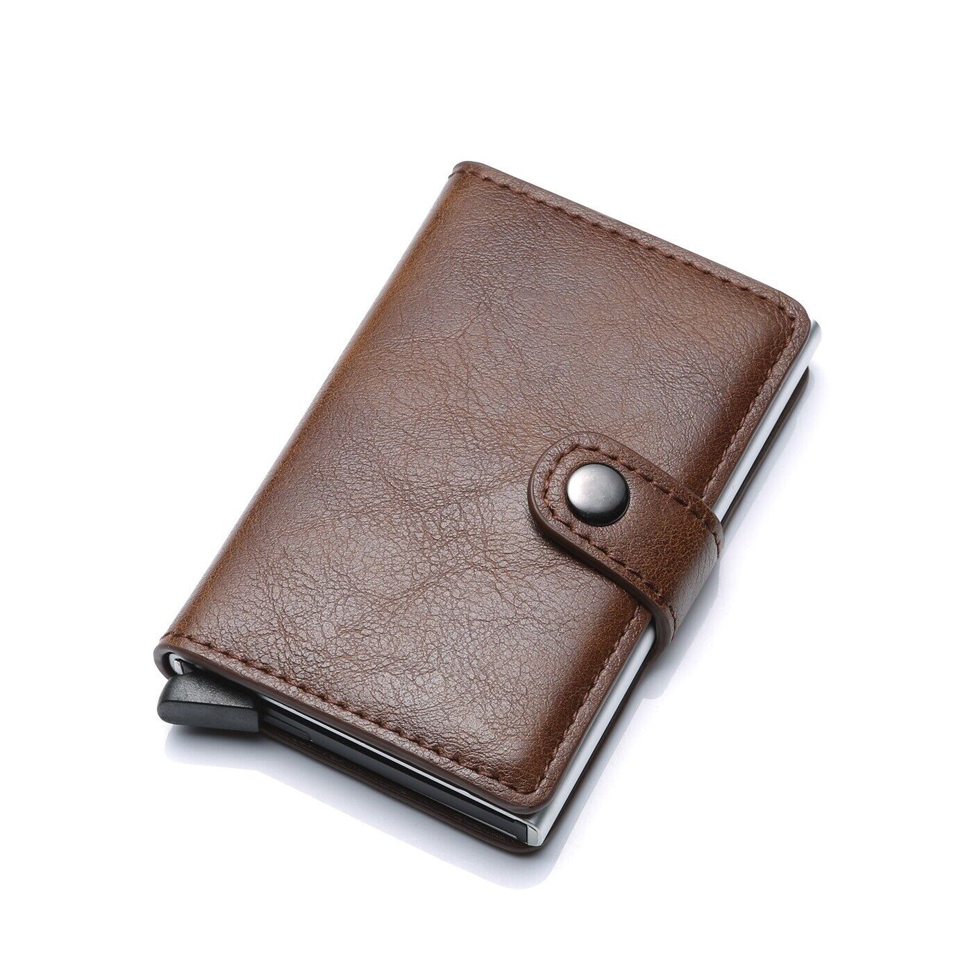 Aluminium Card Holder Money Clip Compact RFID Wallet