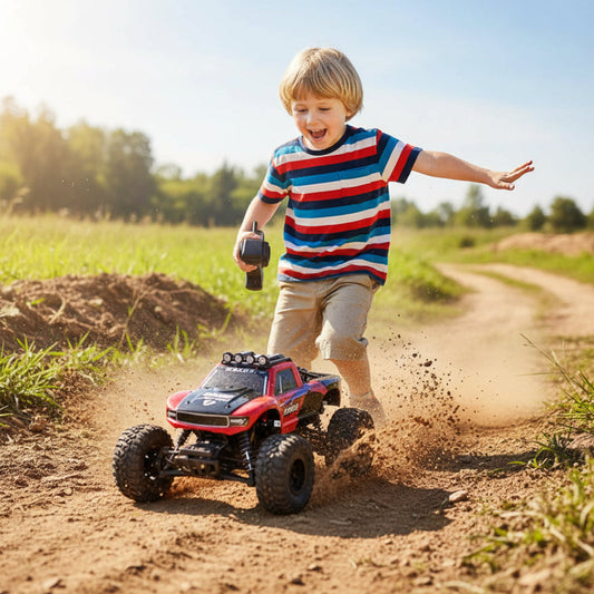 Amphibious Remote Control Monster Truck 4WD All Terrain Water Car