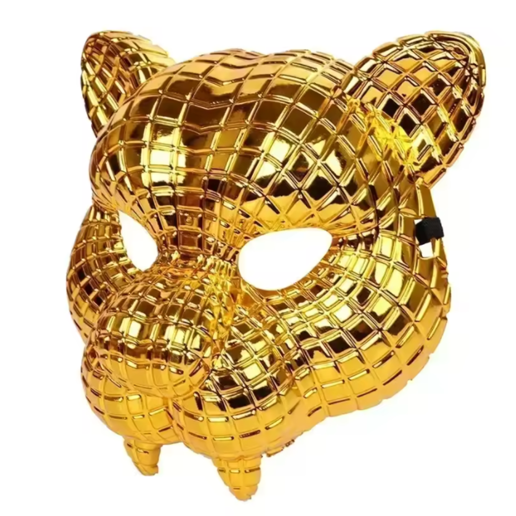 Halloween-dyremaske, leopard- eller løvekostume, fest- og cosplaytilbehør