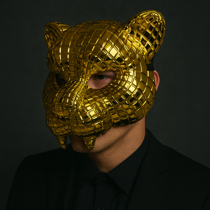 Halloween-dyremaske, leopard- eller løvekostume, fest- og cosplaytilbehør