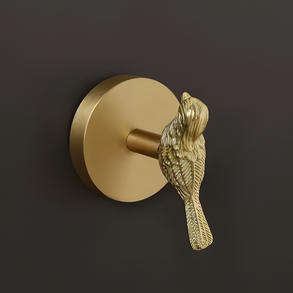 Animal Wall Hook Decorative Brass Coat Hook Gold Accent Hanger