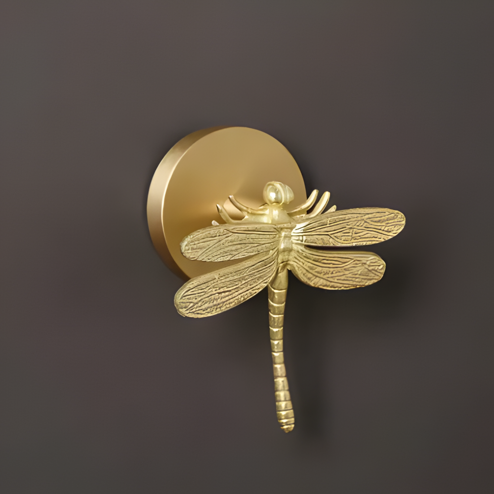 Animal Wall Hook Decorative Brass Coat Hook Gold Accent Hanger