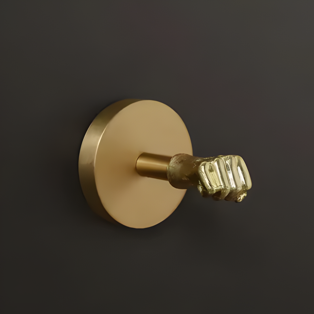 Animal Wall Hook Decorative Brass Coat Hook Gold Accent Hanger
