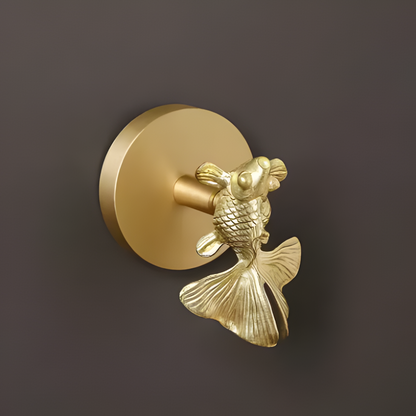 Animal Wall Hook Decorative Brass Coat Hook Gold Accent Hanger