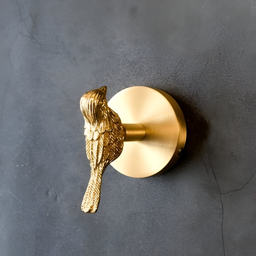 Animal Wall Hook Decorative Brass Coat Hook Gold Accent Hanger