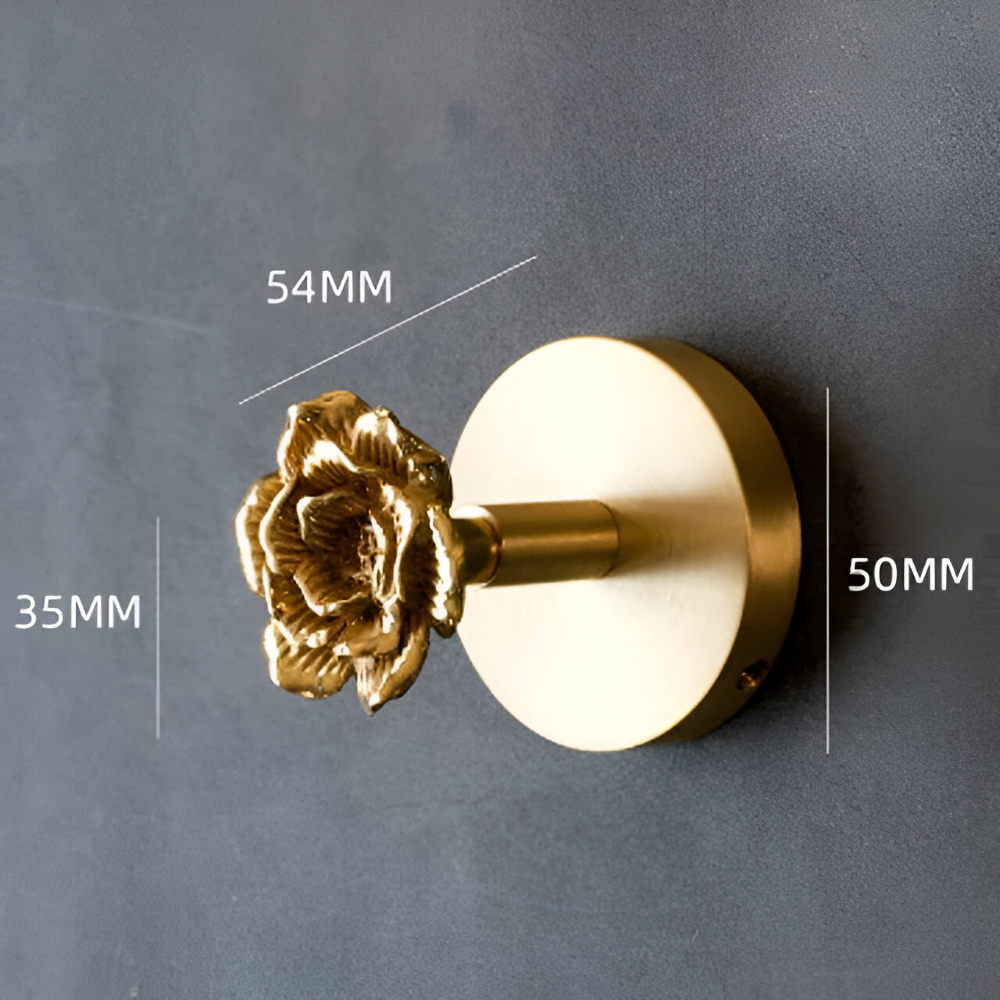Animal Wall Hook Decorative Brass Coat Hook Gold Accent Hanger