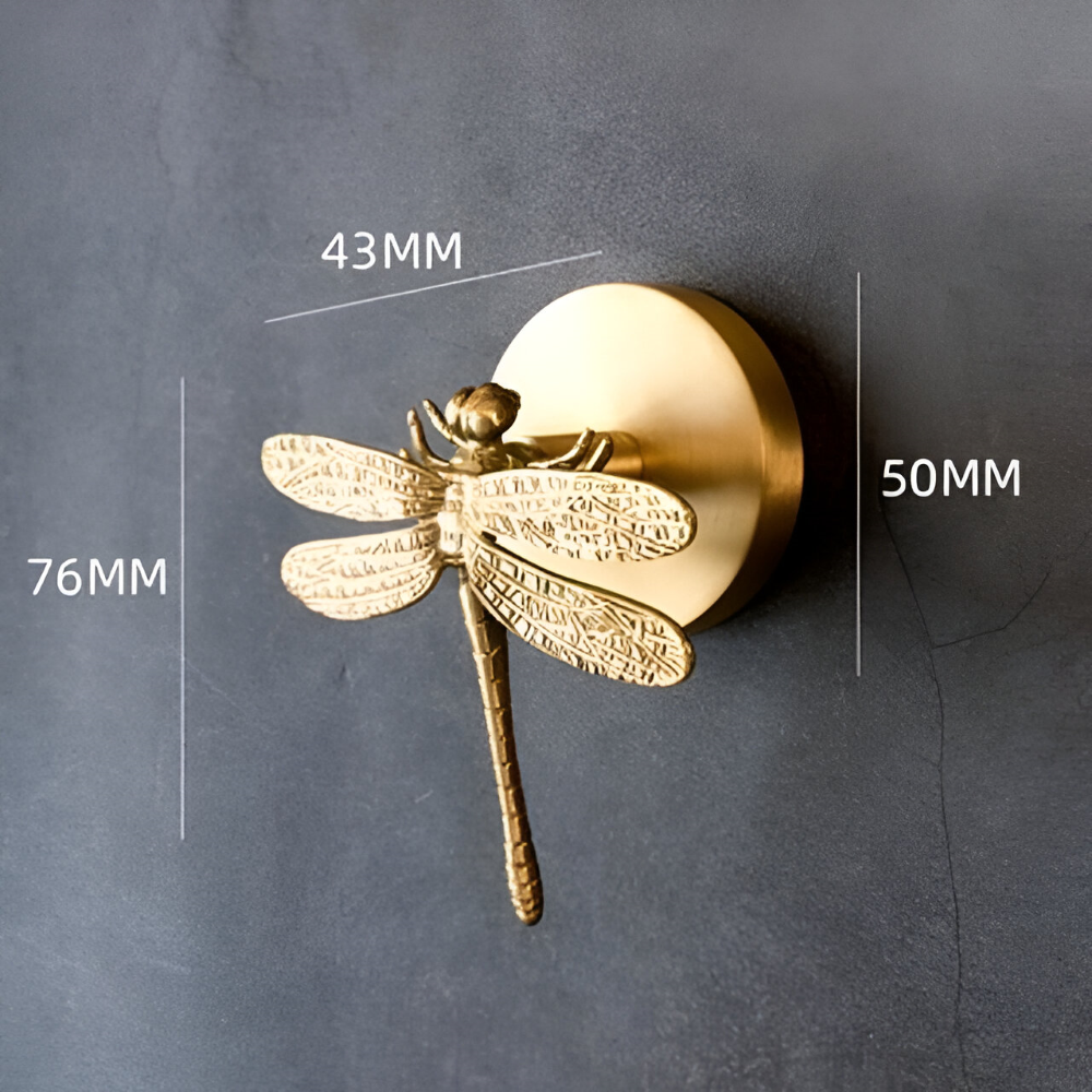 Animal Wall Hook Decorative Brass Coat Hook Gold Accent Hanger