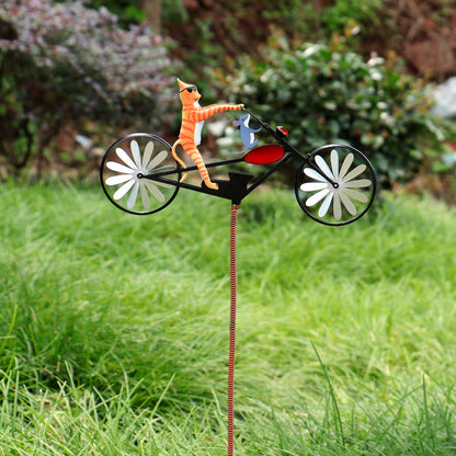 Animal Wind Spinner Garden Stake Decorative Windmill