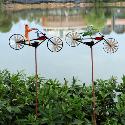 Animal Wind Spinner Garden Stake Decorative Windmill