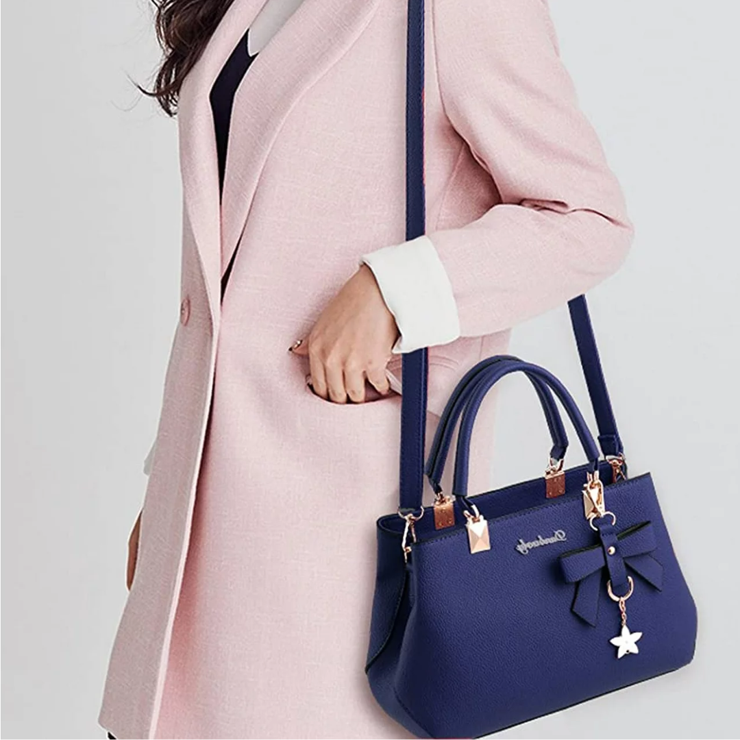 Anna Crossbody Bag Charming Floral Bow Design