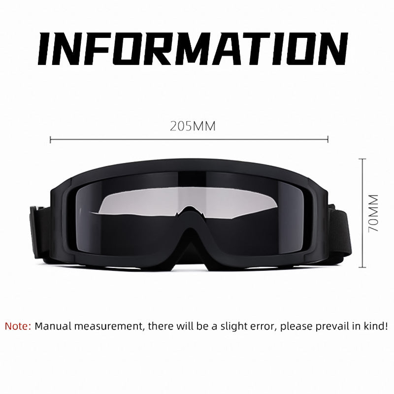 Anti Fog Motorcycle Goggles Over Glasses Riding Eyewear