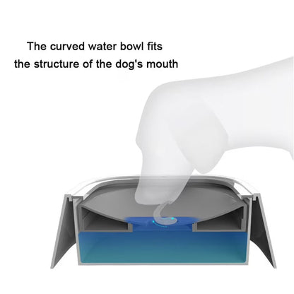 Anti Spill Pet Water Bowl Floating Dog Cat Drinking Bowl