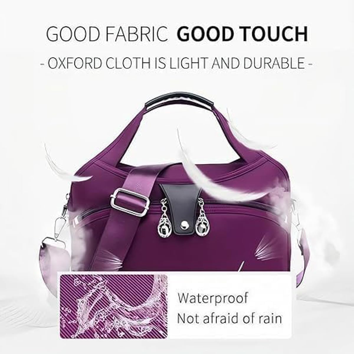 Anti Theft Crossbody Handbag Large Capacity Travel Purse