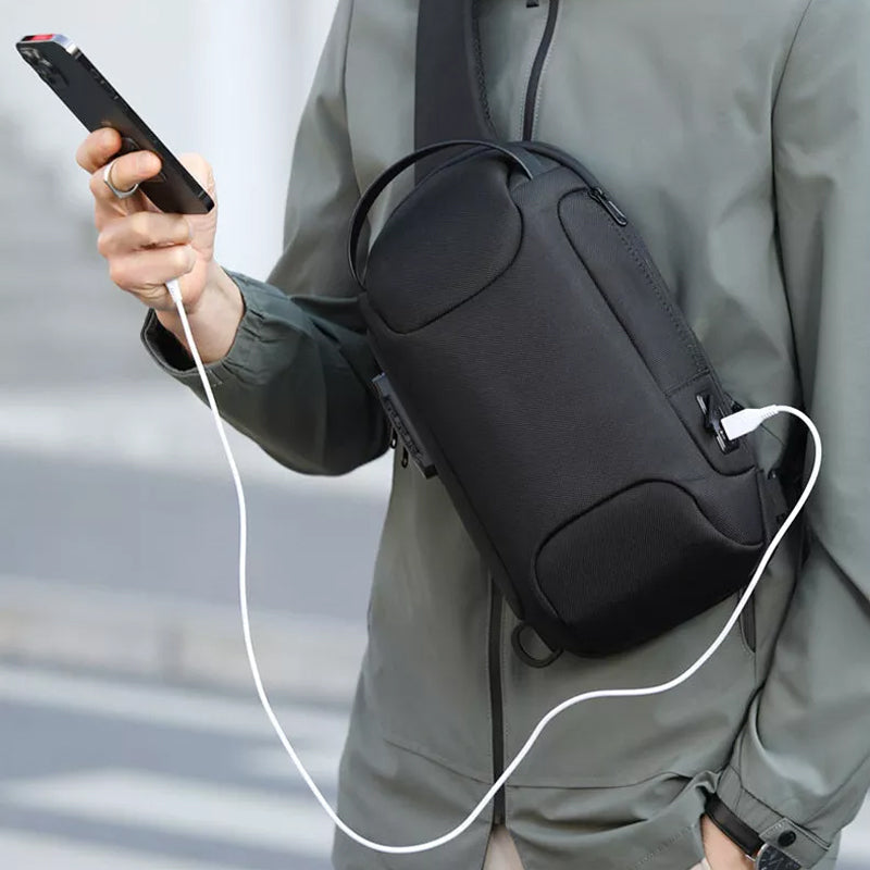 Anti Theft Crossbody Security Bag Waterproof Travel Sling