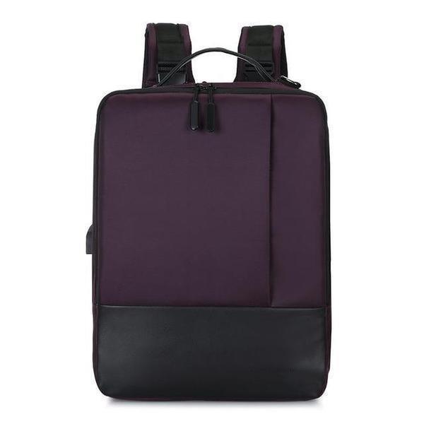 Anti Theft Laptop Backpack with USB Charging Port Water Resistant Travel Bag 15.6 Inch