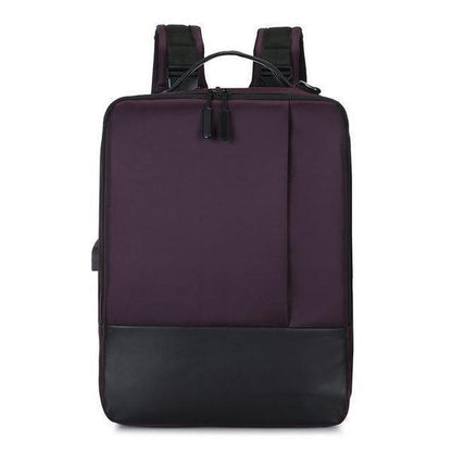 Anti Theft Laptop Backpack with USB Charging Port Water Resistant Travel Bag 15.6 Inch