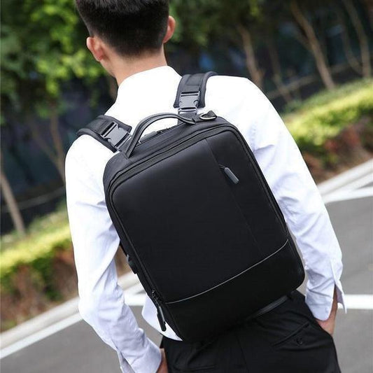 Anti Theft Laptop Backpack with USB Charging Port Water Resistant Travel Bag 15.6 Inch