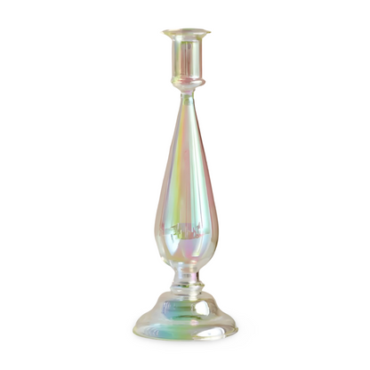 Art Glass Candle Holder Colourful Decorative Vase Ornament