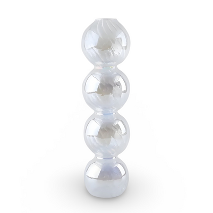 Art Glass Candle Holder Colourful Decorative Vase Ornament