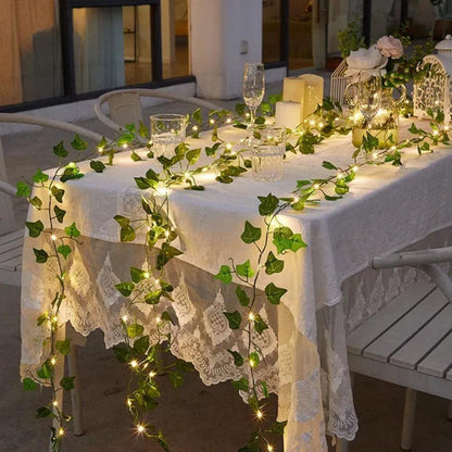 Artificial Ivy LED Fairy Light Garland Decorative Vine String Lights