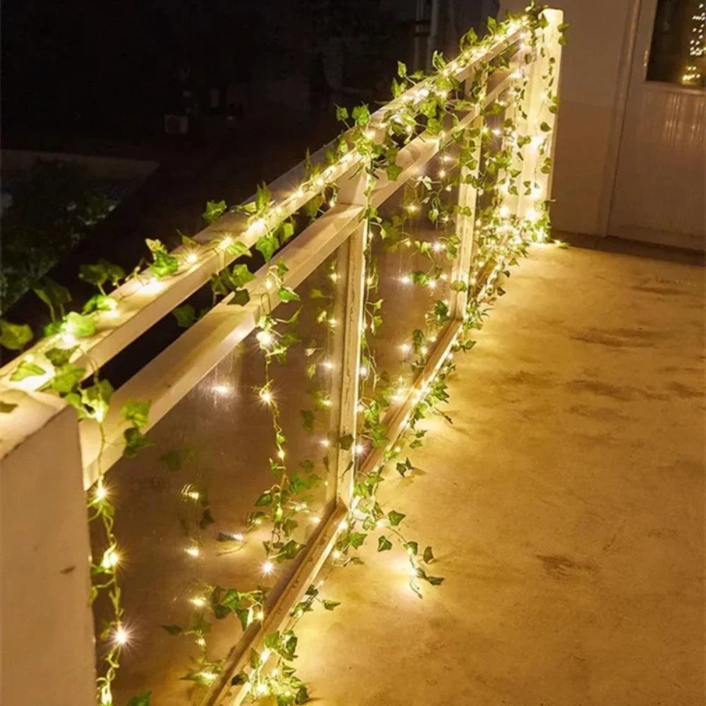 Artificial Ivy LED Fairy Light Garland Decorative Vine String Lights