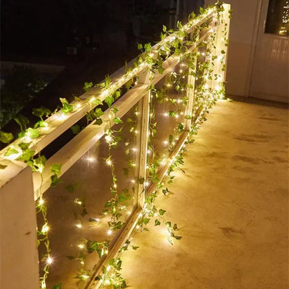 Artificial Ivy LED Fairy Light Garland Decorative Vine String Lights