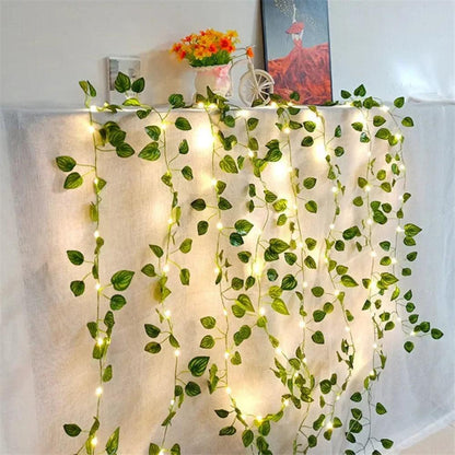 Artificial Ivy LED Fairy Light Garland Decorative Vine String Lights