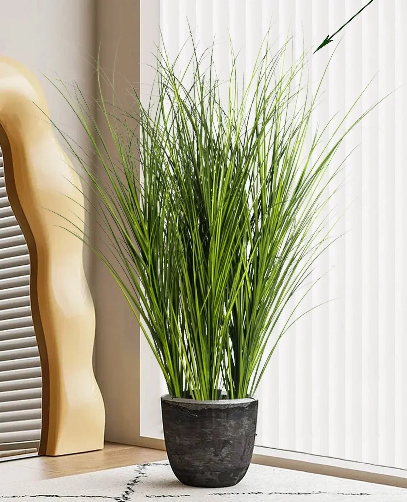 Artificial Reed Grass Plant Large Tropical Decorative Greenery